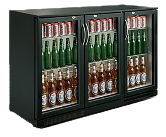 FRIGO BAR, 3 KLAPDEUREN, 330 L