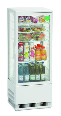 VITRINE 4 GLAZEN ZIJDEN, 98 L