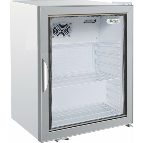 BEGLAASDE WITTE MINIBAR KOELER, 100 L