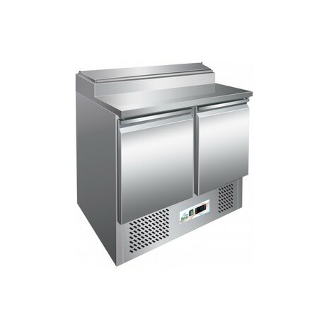 FRIGO SALADETTE 2 DEUREN MET STRUCTUUR 5 X GN 1/6