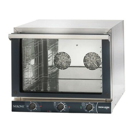 WATEC81RG ELECTRISCHE CONVECTIEOVEN MET GRILL - 4 X GN 1/1 - MECANISCHE BEDIENING