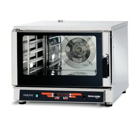 WATEC04D ELECTRISCHE CONVECTIEOVEN MET STOOM - 4 X GN 1/1 OF 600 X 400 MM - DIGITALE BEDIENING