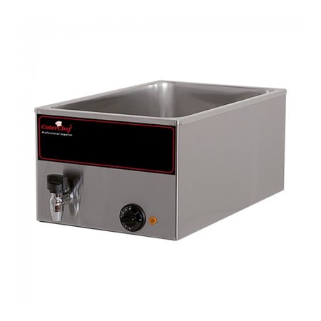 ELECTRISCHE BAIN-MARIE GN 1/1 - MAX H 150 MM, MET AFTAPKRAAN