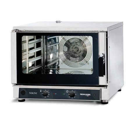 WATEC04M ELECTRISCHE CONVECTIEOVEN MET STOOM - 4 X GN 1/1 OF 600 X 400 MM - MECANISCHE BEDIENING