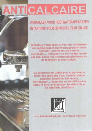 Ontkalker voor heetwatertoestellen- 5.00 L